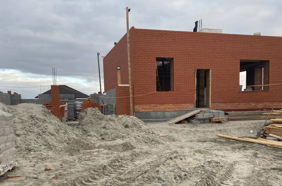 Загородный дом из керамоблока