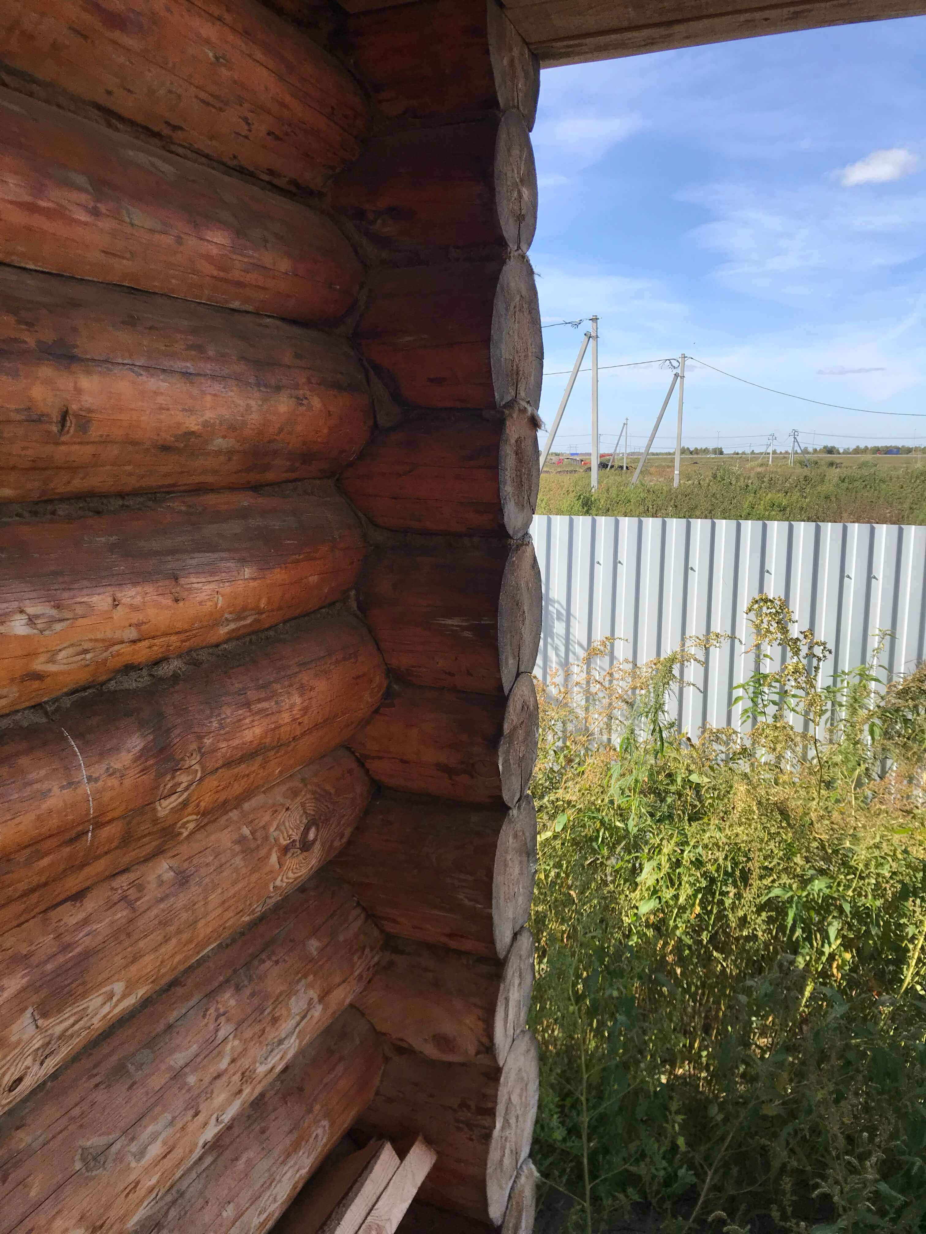 Баня из рубленного бревна