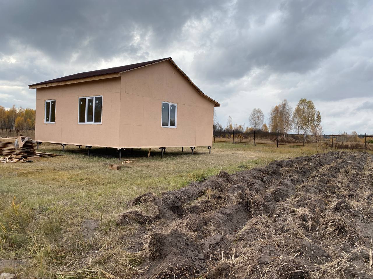 Одноэтажный дом из сип-панелей