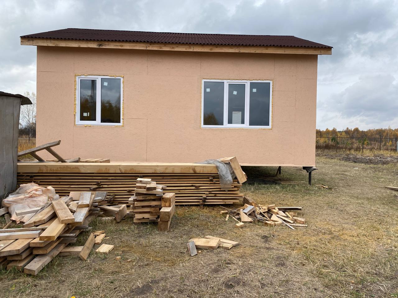 Одноэтажный дом из сип-панелей
