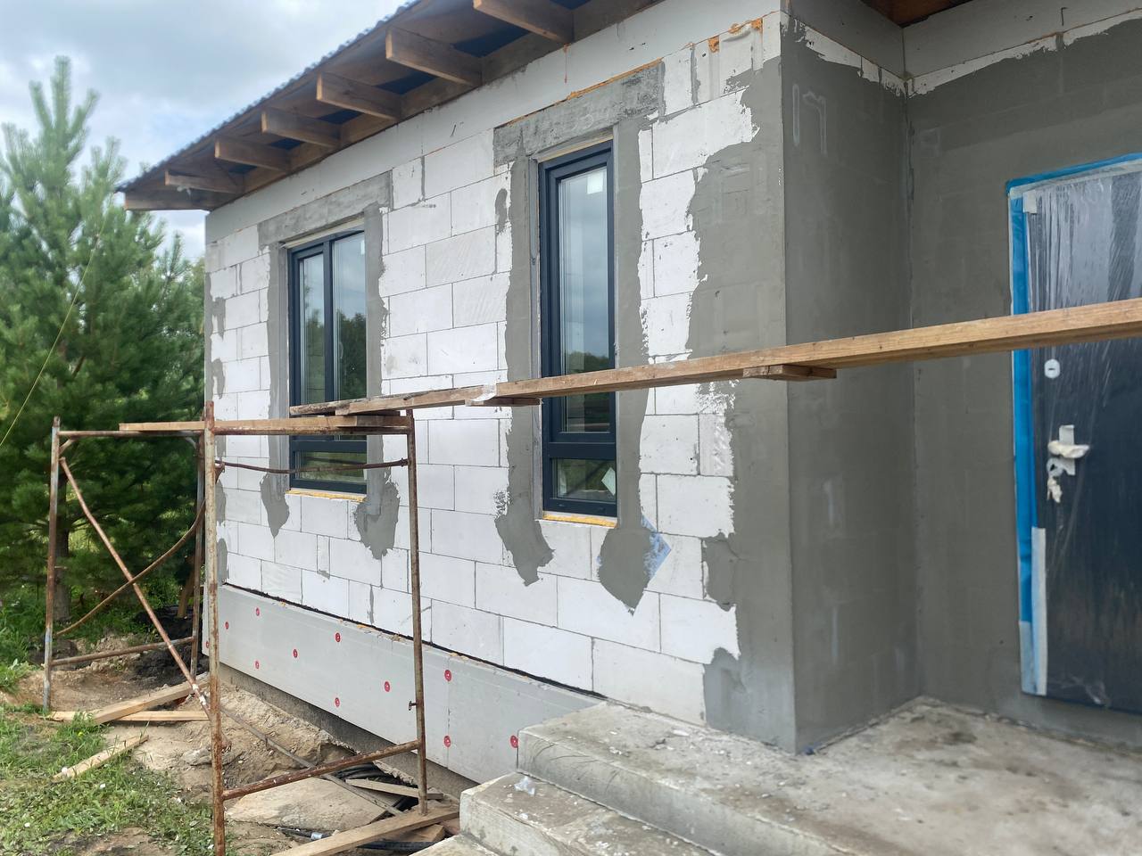 Дом из газоблока